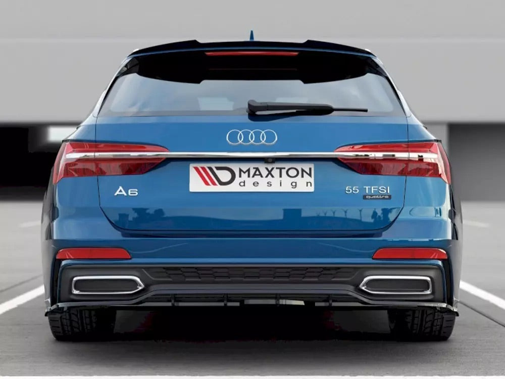 CENTRAL REAR SPLITTER (W/ VERTICAL BARS) AUDI S6/ A6 S-LINE C8 AVANT (2019-)