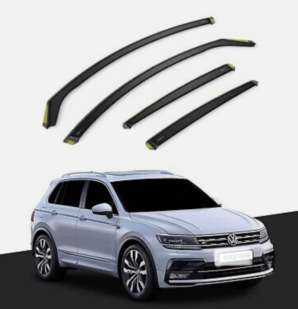 VW TIGUAN MK2 2016-Onwards 5 Door SUV Wind Deflectors 4pc Tinted