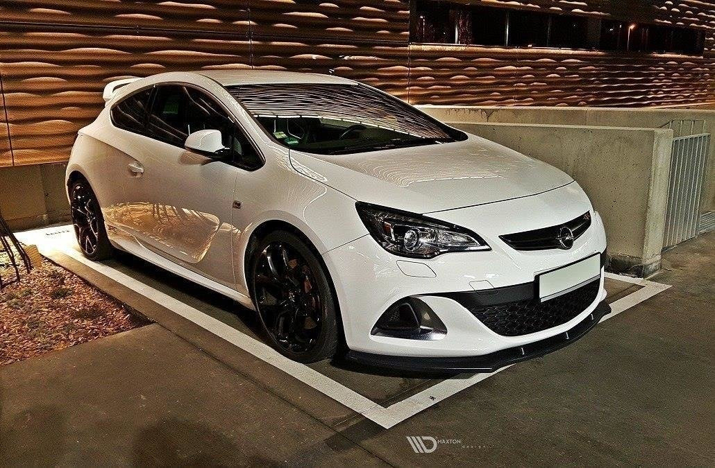 Opel Astra J OPC / VXR Maxton Design Front Bumper Lip Plastic