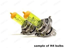 H4 JDM Yellow Headlight high/low Bulbs