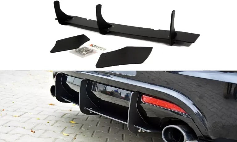 VW SCIROCCO R REAR DIFFUSER & REAR SIDE SPLITTERS (2009-2013)