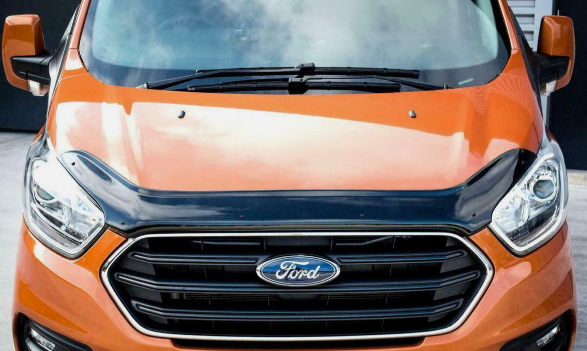 FORD TRANSIT CUSTOM 2018+ BONNET WIND STONE DEFLECTOR PROTECTOR