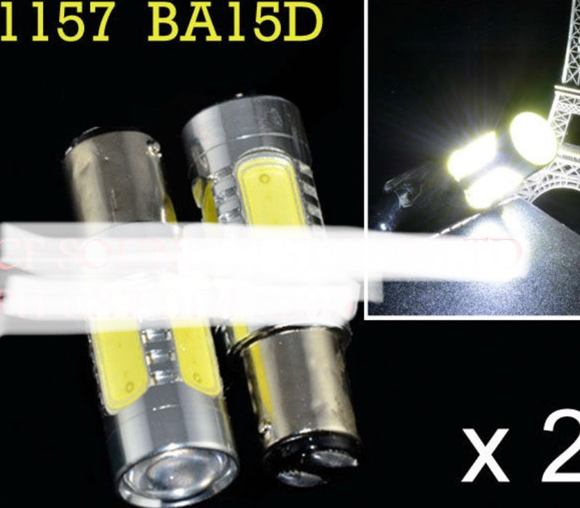 BA15D 1155 20Watts Taillight Reverse Lights LED Bulb CANBUS ERROR FREE