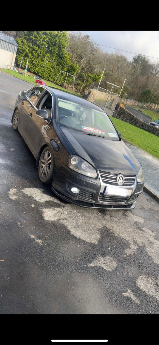 VW JETTA MK5 STANDARD FRONT SPLITTER GLOSS BLACK