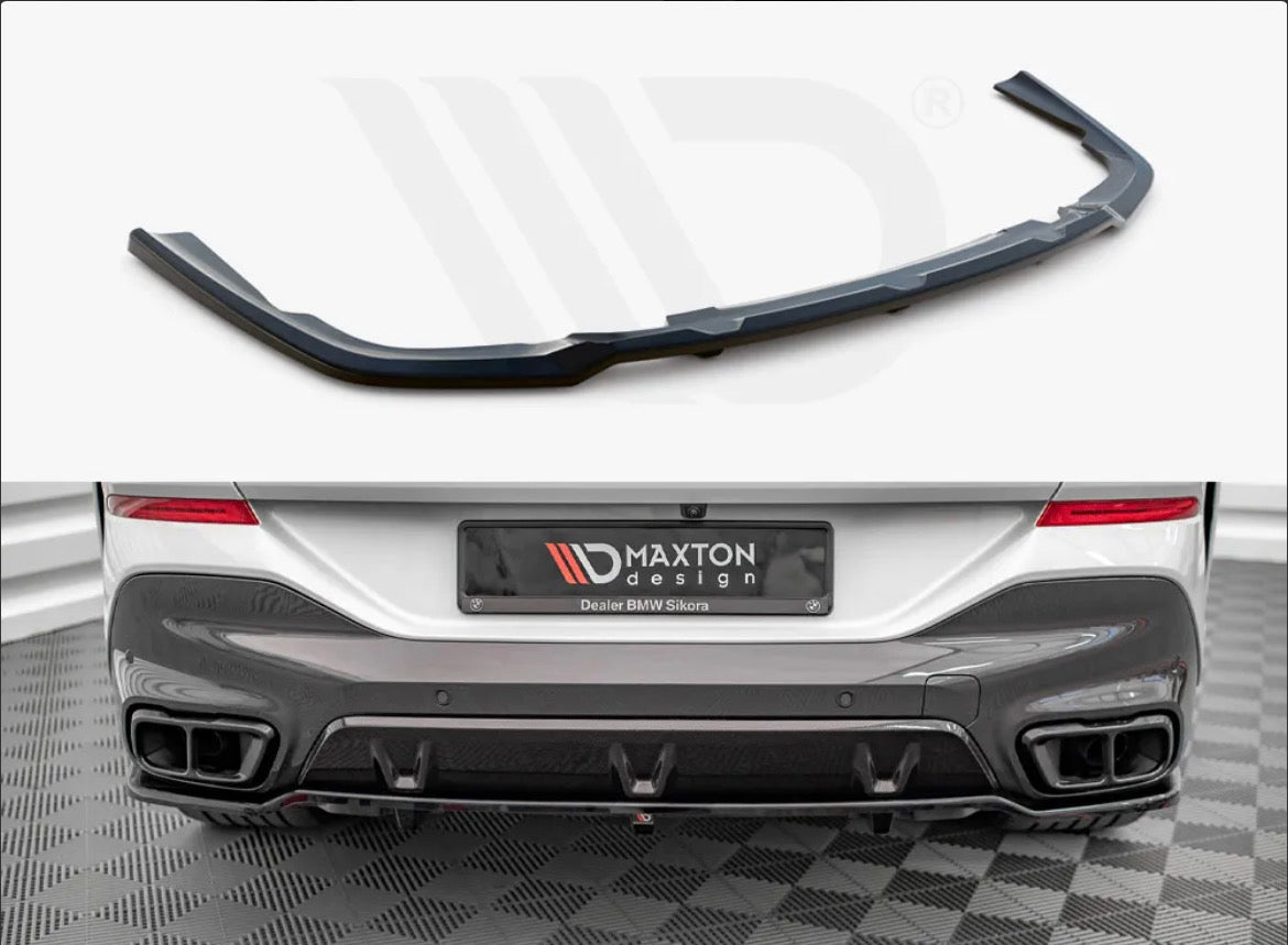 CENTRAL REAR SPLITTER (VERTICAL BARS) V.1 BMW X6 M-PACK G06