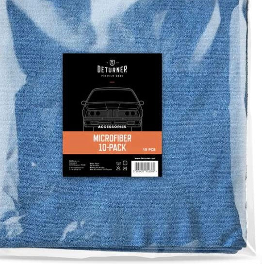 Deturner-10 Pack Microfibre Cloth