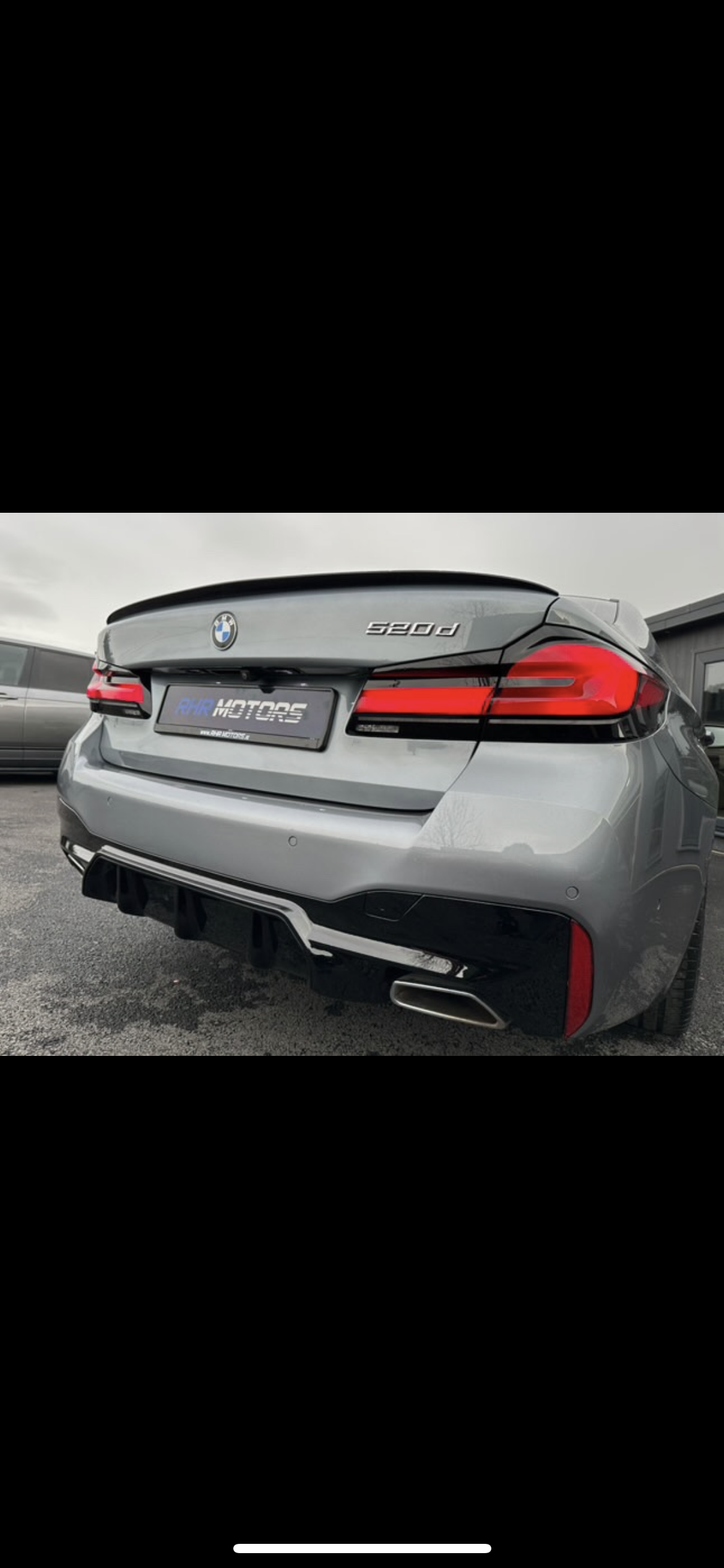 BMW 5 SERIES G30 LCI 2020 + M5 LOOK REAR DIFFUSER