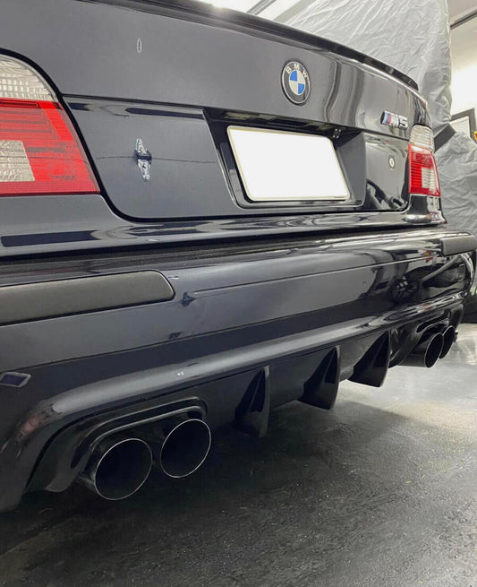 BMW E39 diffuser REAR BUMPER Lip splitter M5 LIP Spoiler fit sedan and touring