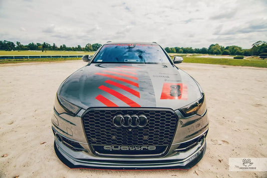 FRONT RACING HYBRID SPLITTER AUDI A6 C7 S-LINE (2011-2014)