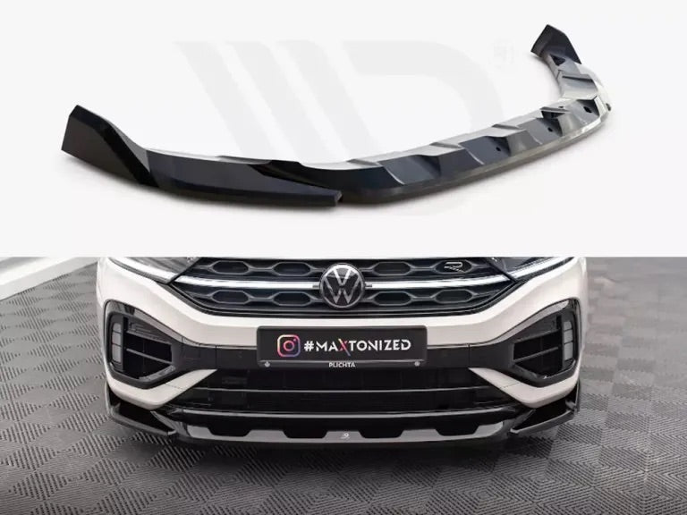 FRONT SPLITTER V.2 VOLKSWAGEN T-ROC R MK1 FACELIFT (2021-)