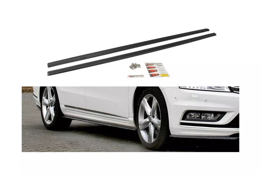 VW Passat B6 Yrs 2005 - 2009 Maxton Sideskirt Extensions R Line