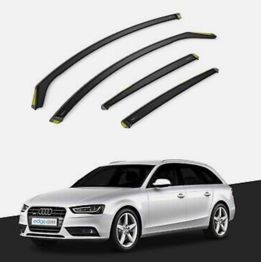 Audi A4 B8 2009-2015 5 Door Avant Estate Wind Deflectors 4pc Tinted