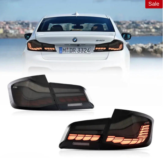BMW 5 Series M5 6th Gen F10,F18 (2011-2017) Vland OLED Tail Lights With Dynamic Welcome Lighting (CS Style)