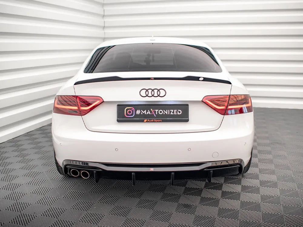 Rear Valance Audi A5 Coupe 8T Facelift (Version with dual exhausts on one side)