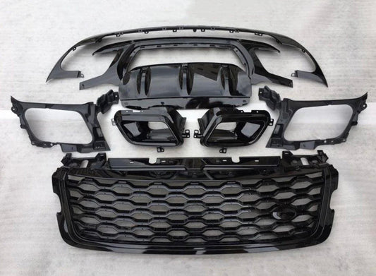 Range Rover Velar 2017 On – L560 – Dynamic Upgrade Kit – Grille, Side Vents, Bumper – Black