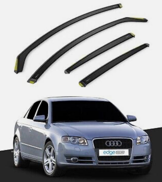 AUDI A4 B6/B7 2000-2009 4 Door Saloon Wind Deflectors 4pc Tinted