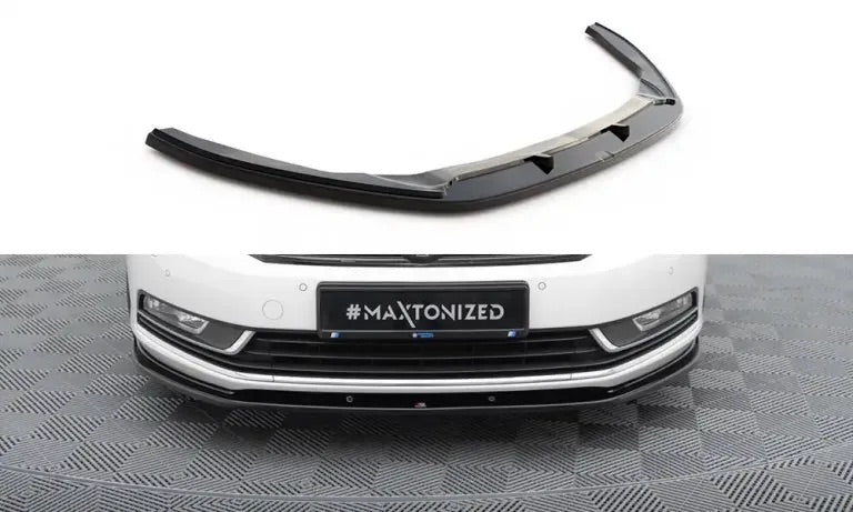 FRONT SPLITTER V.1 VW PASSAT B7 R-LINE (2010-2014)