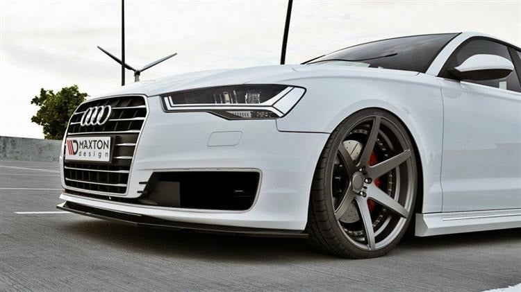 Audi A6 ULTRA C7 Yrs 11-on MAXTON Front Bumper Lip Spoiler Splitter