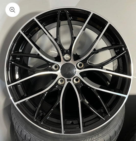 BMW 549 19X8.5 5X120 BLACK M/F