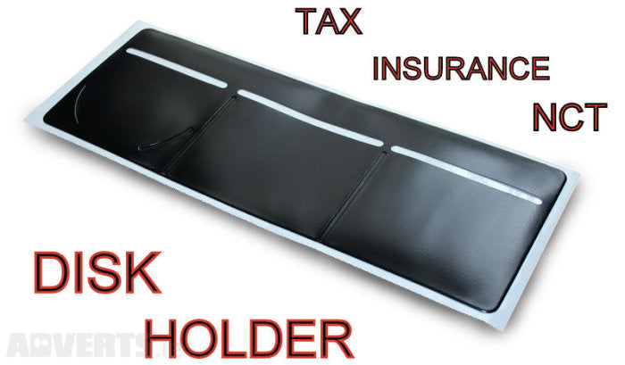 Car Van Road Tax, Insurance, NCT Disc Holder Black - New