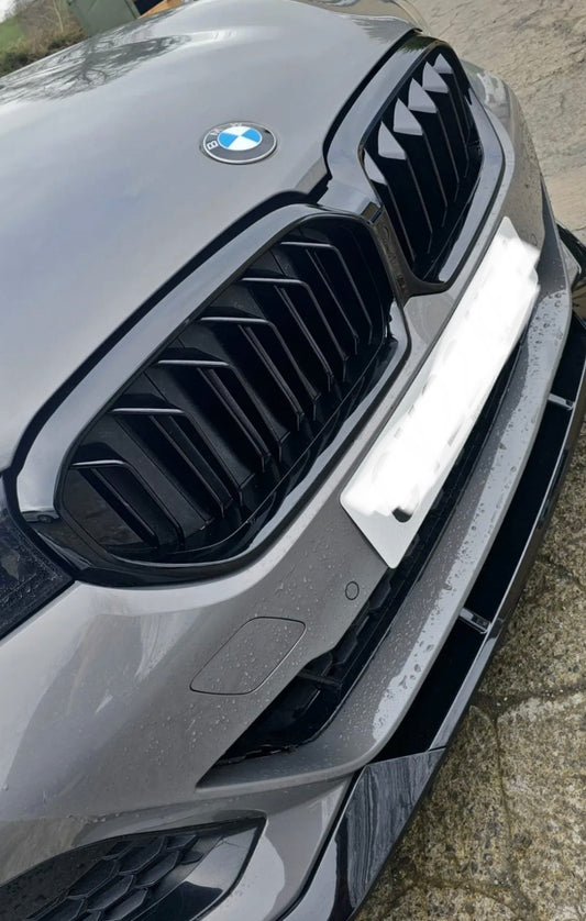 BMW 5 SERIES G30 LCI FACELIFT 2021+ – FRONT SPLITTER LIP IN GLOSS BLACK