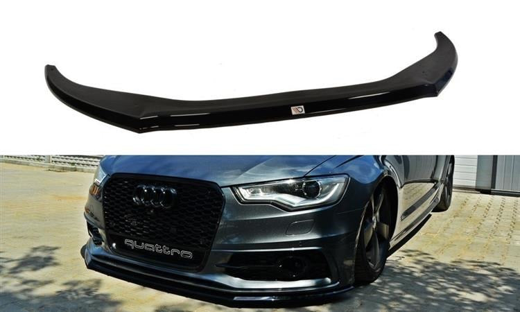 Audi A6 S Line C7 Yrs 11-on MAXTON Front Bumper Lip Spoiler Splitter