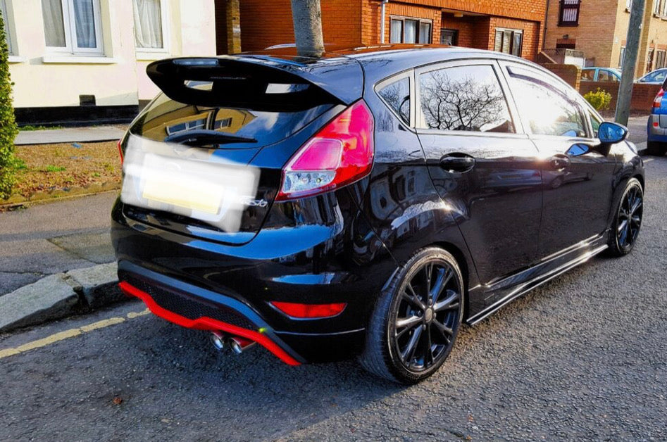 Ford Fiesta ST Style MK7 MK7.5 Gloss Black Rear Boot Roof Spoiler