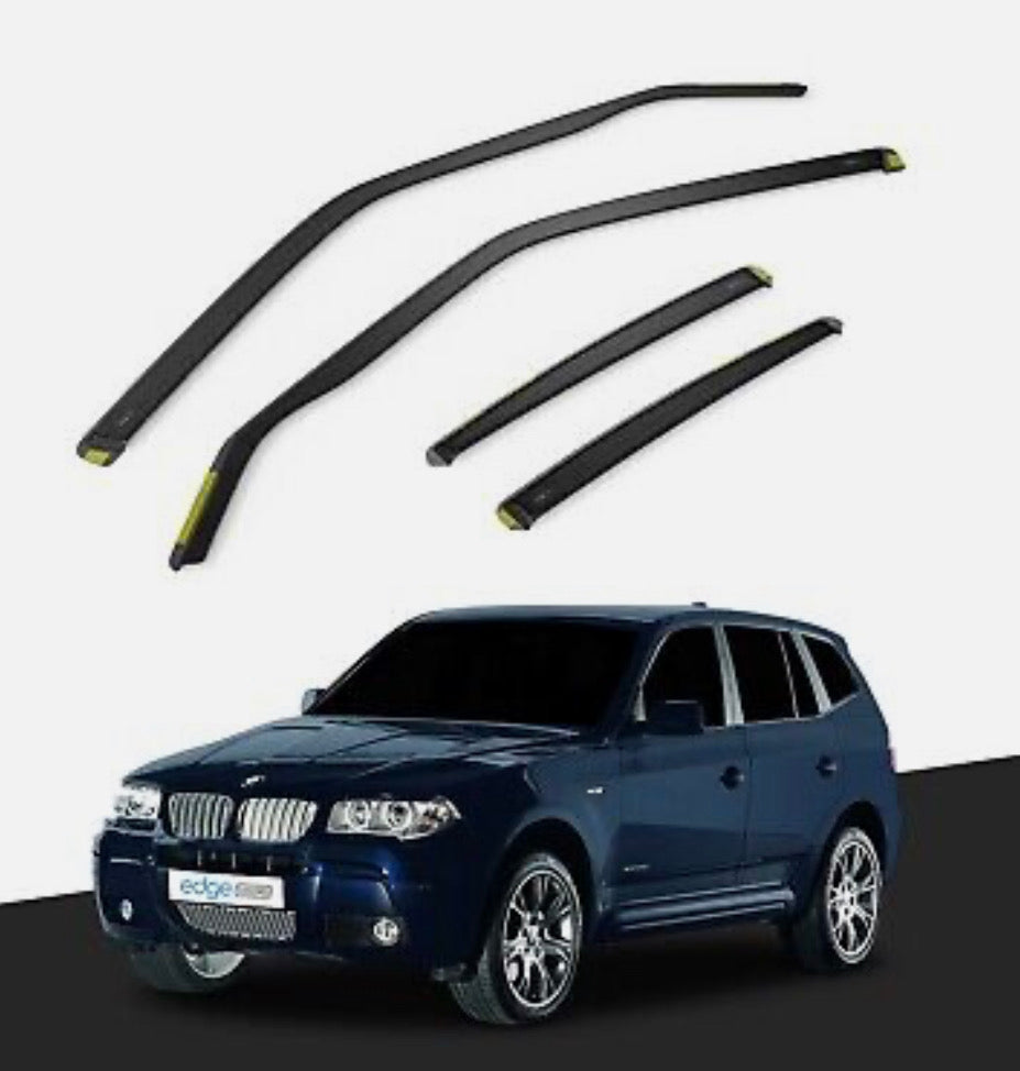 BMW X3 E83 MK1 2003-2010 5 Door SUV Wind Deflectors 4pc Tinted