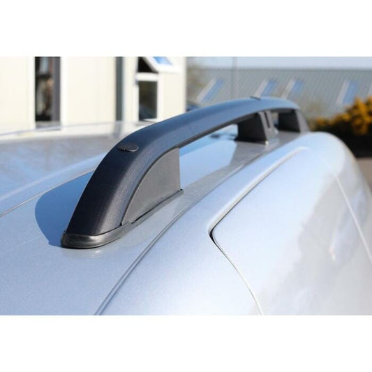 VW Caddy 2010-2020 Black Aluminium Roof Rails Bars