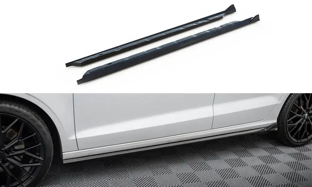 SIDE SKIRTS DIFFUSERS AUDI A3 SEDAN 8V