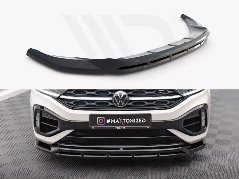 FRONT SPLITTER V.1 VOLKSWAGEN T-ROC R MK1 FACELIFT (2021-)