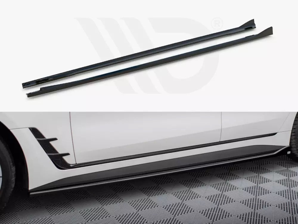 SIDE SKIRTS DIFFUSERS V.1 BMW I4 M-PACK G26 (2021-)