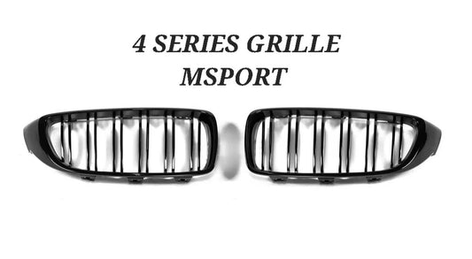 BMW 4 SERIES (F32/F33/F36) COUPE / GRAN COUPE GRILLE IN GLOSS BLACK