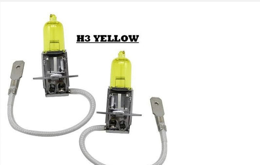 H3 JDM Yellow Bulbs Michiba Gold Vision 55Watt halogen