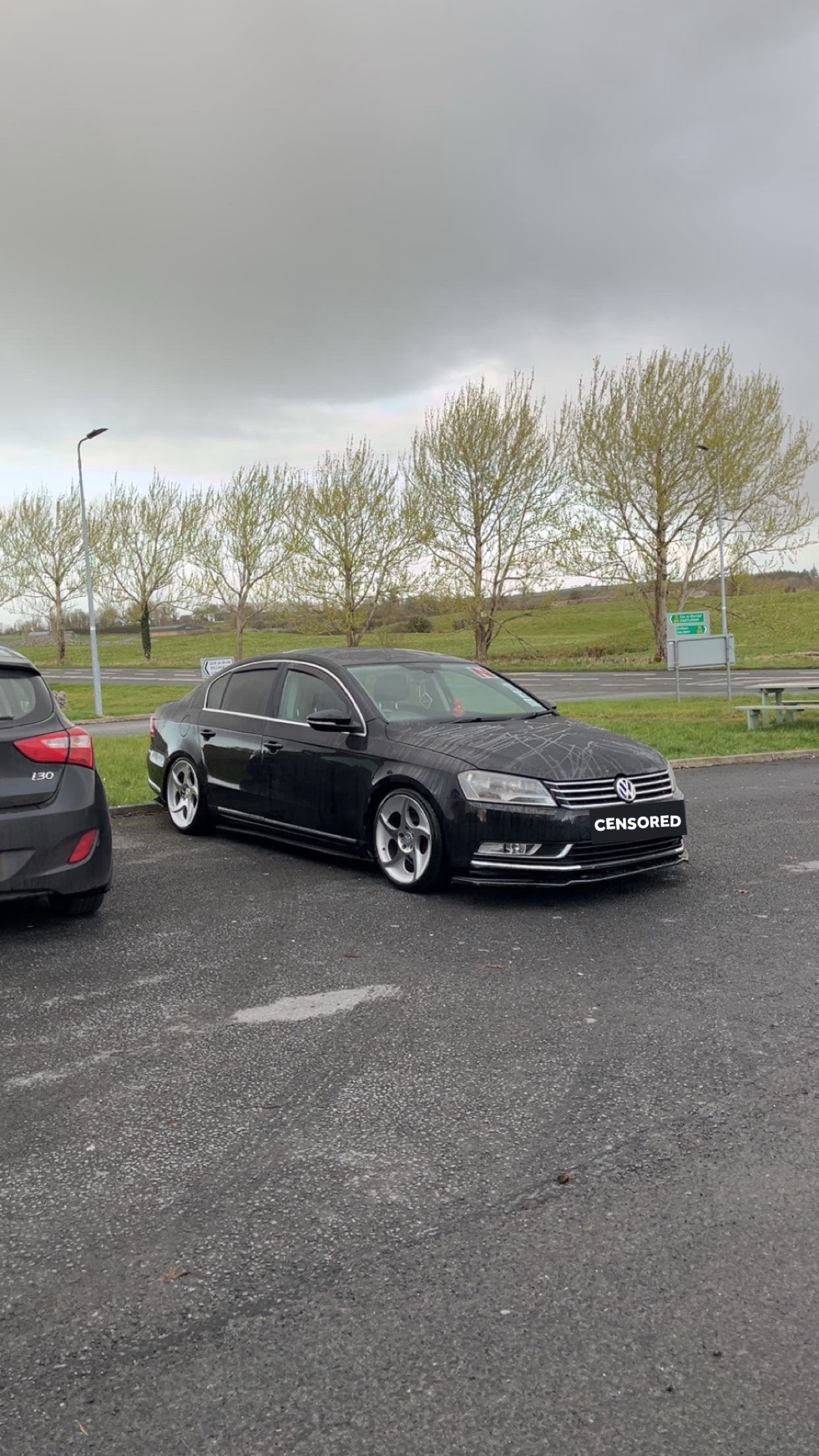 B7 Passat Front Splitter