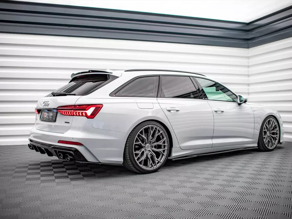 REAR VALANCE + EXHAUST ENDS IMITATION AUDI S6 / A6 S-LINE C8 (2018-)