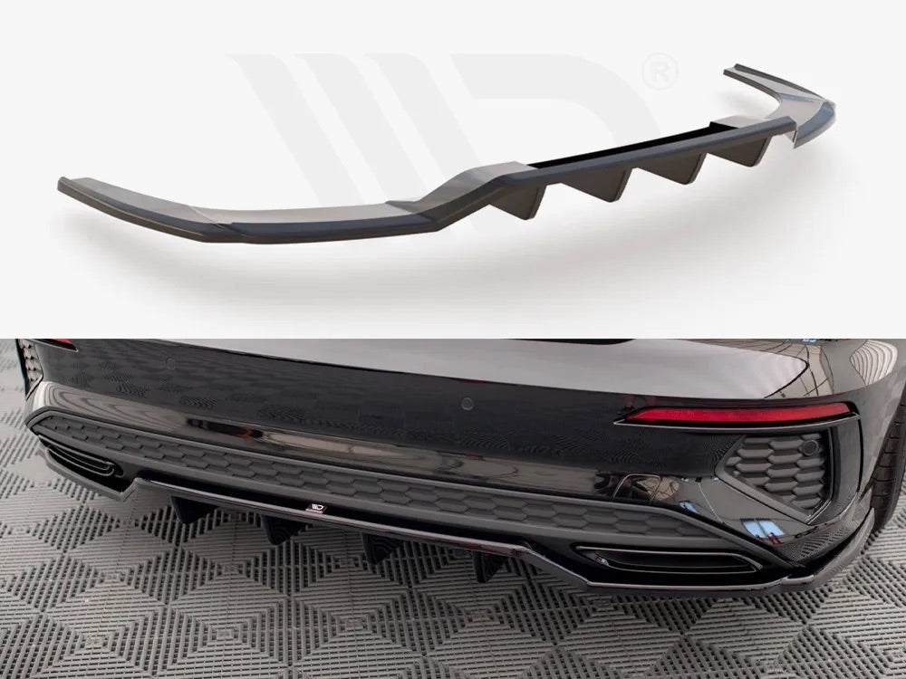 CENTRAL REAR SPLITTER (VERTICAL BARS) AUDI A3 S-LINE SEDAN 8Y (2020-)