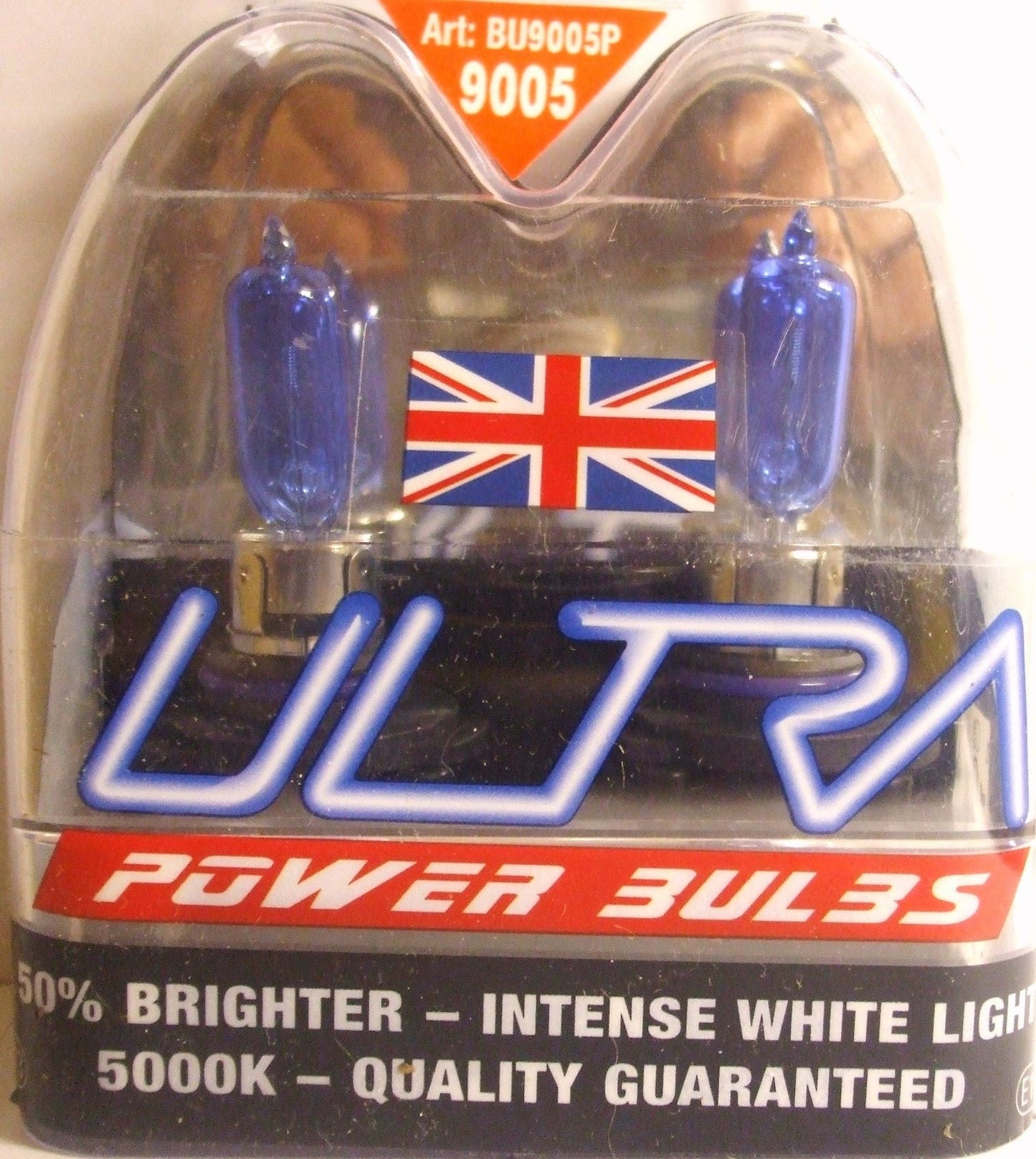 HB3 9005 ULTRA POWERBULBS XENON WHITE 5000K Pair