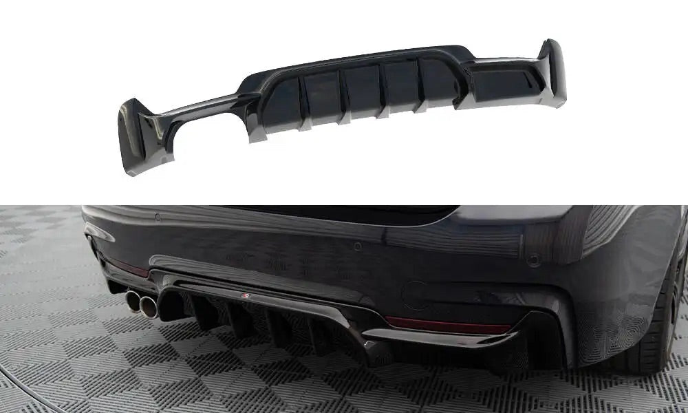 REAR VALANCE BMW 4 COUPE / GRAN COUPE / CABRIO M-PACK F32 / F36 / F33 (VERSION WITH EXHAUST ON ONE SIDE)