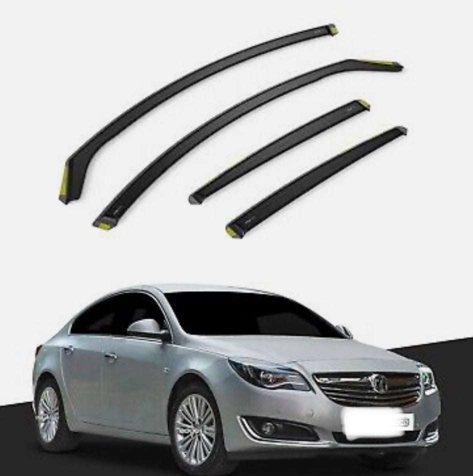 Opel Insignia MK1 2009-2017 5 Door Hatchback Wind Deflectors 4pc Tinted