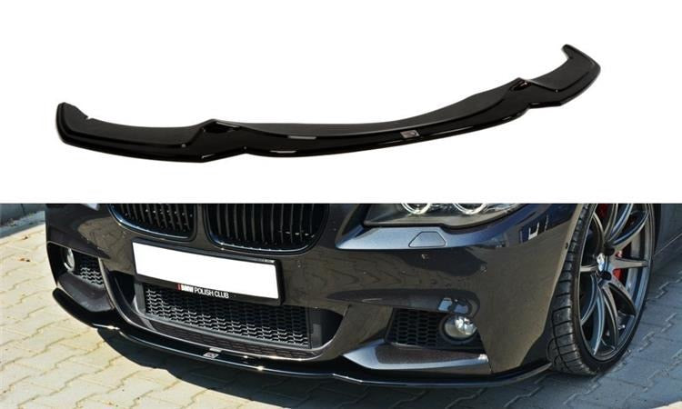 BMW F10 5 Series Yrs 10- , Front Bumper Splitter Diffuser Lip Plastic