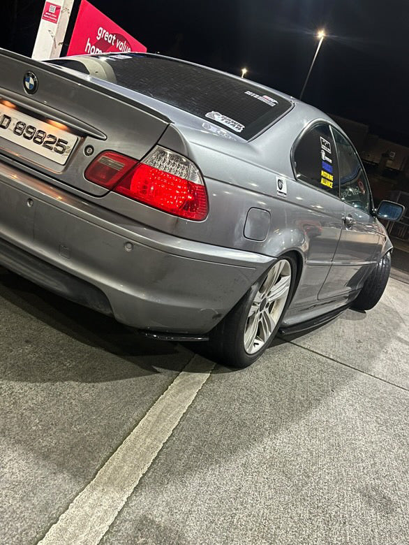 BMW E46 M SPORT FULL LIP KIT GLOSS BLACK
