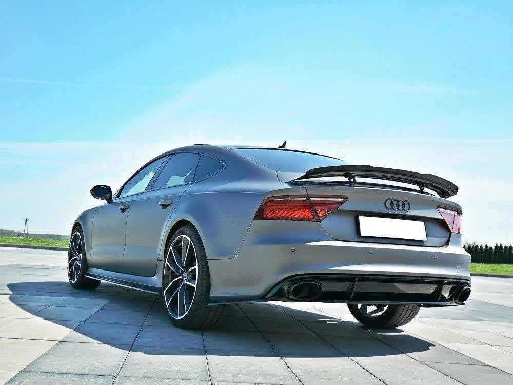 CENTRAL REAR SPLITTER AUDI RS7 FACELIFT (2014-2017)