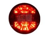 Round LED Hamburger Taillights Trailer Truck Stop Ind Tail