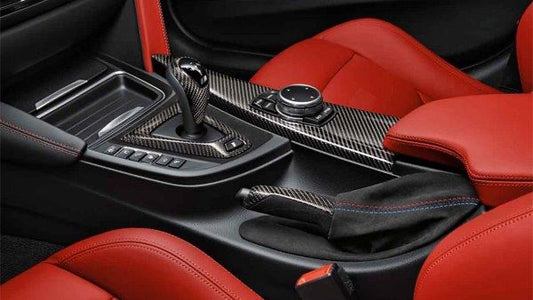 GENUINE M PERFORMANCE CARBON HANDBRAKE WITH ALCANTARA GAITOR