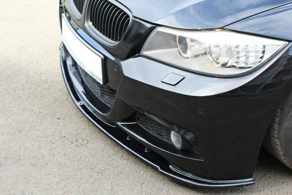 BMW E90 /91 3 Series Models Maxton Front Bumper Splitter/Lip Plastic