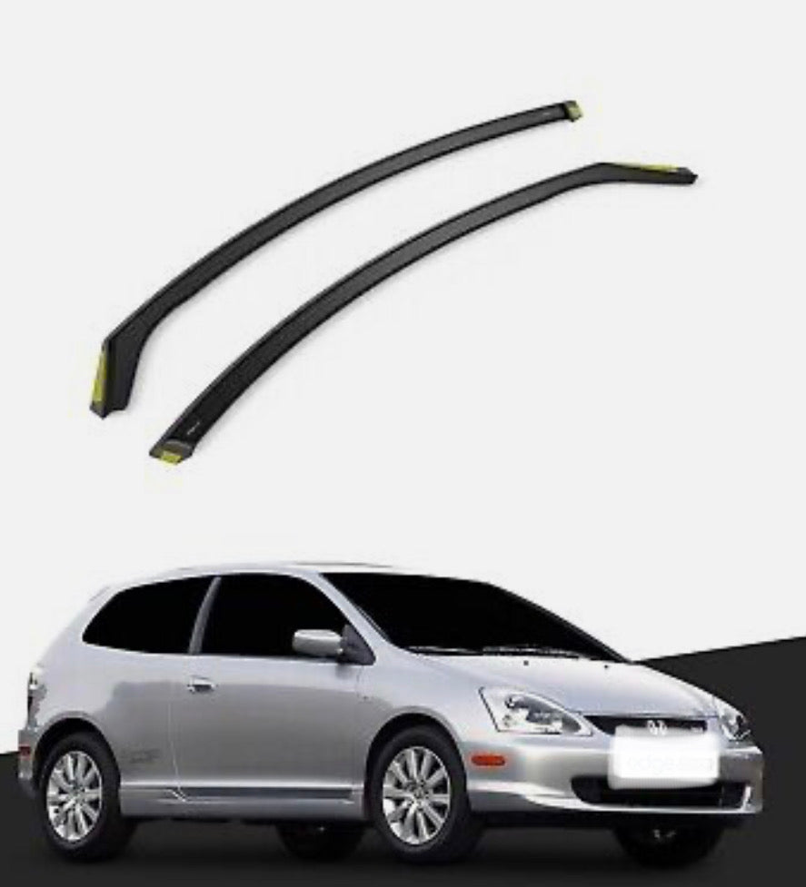 HONDA Civic Type R MK7 2001-2005 EP2 - EP3 3 Door Hatchback Wind Deflectors 2pc