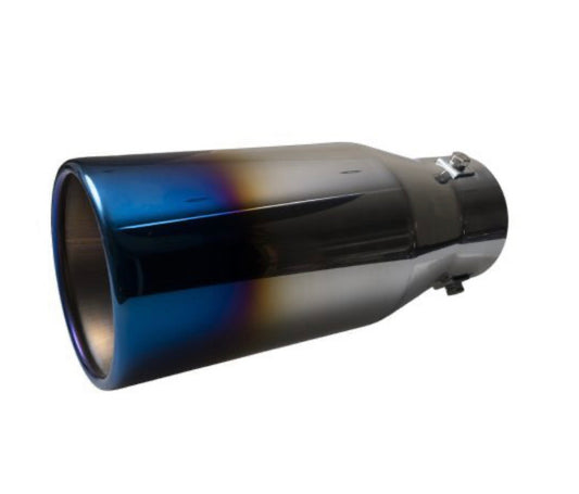 Auto-Styles Rolled Long Burnt End Exhaust Tip