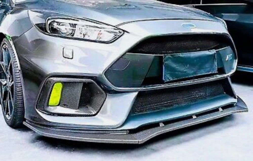 Ford Focus RS MK3 MK3.5 Gloss Black Front Splitter