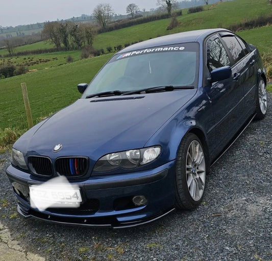 BMW E46 M SPORT FULL LIP KIT GLOSS BLACK